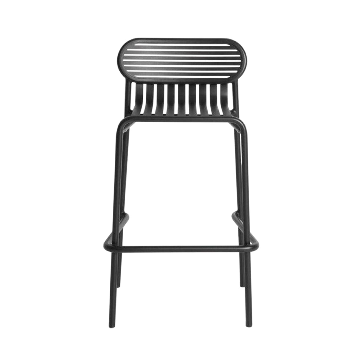 Week-End Stacking Bar Stool: Black