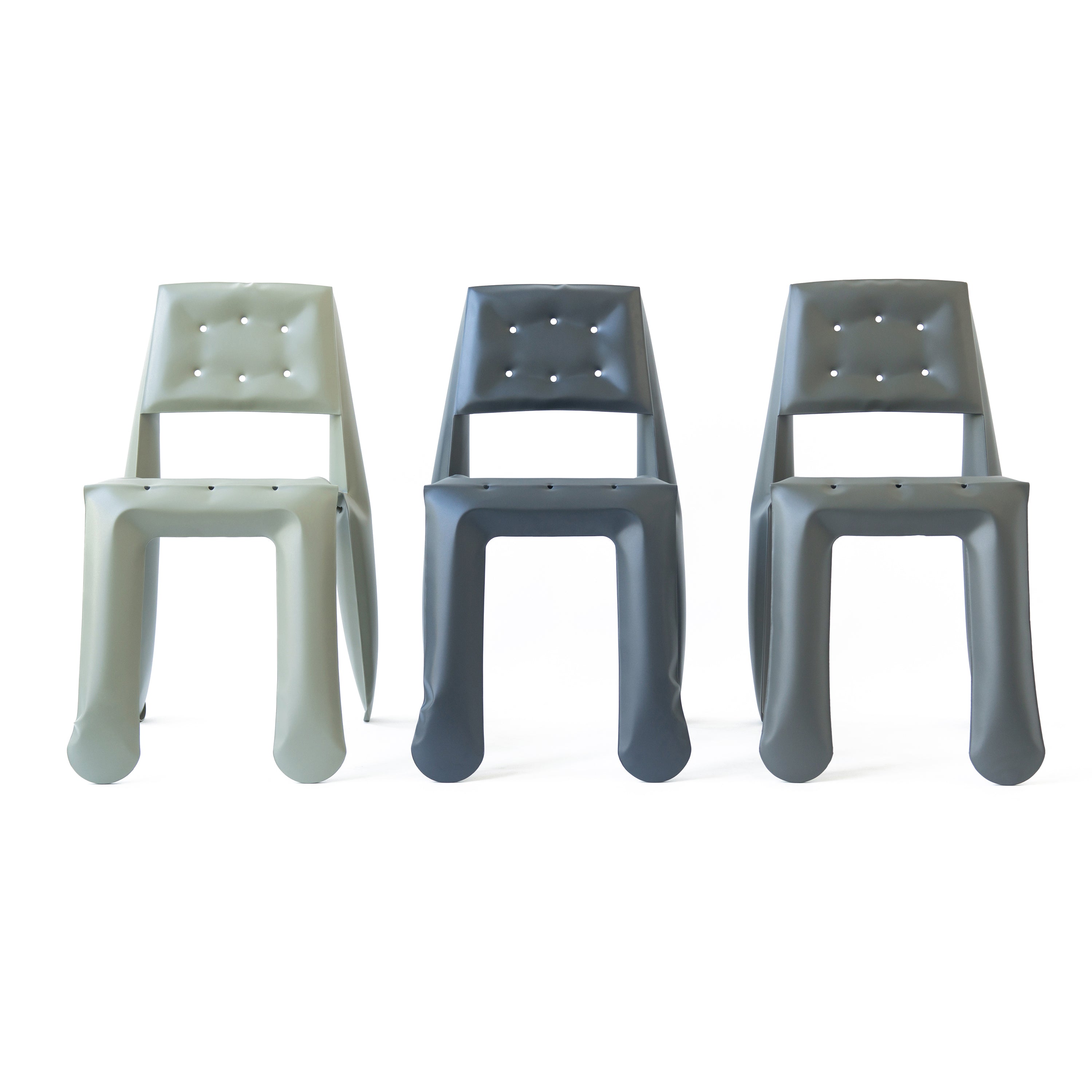 Chippensteel 0.5 Chair: Moss Grey Aluminum + Graphite Grey Aluminum + Umbra Grey Aluminum