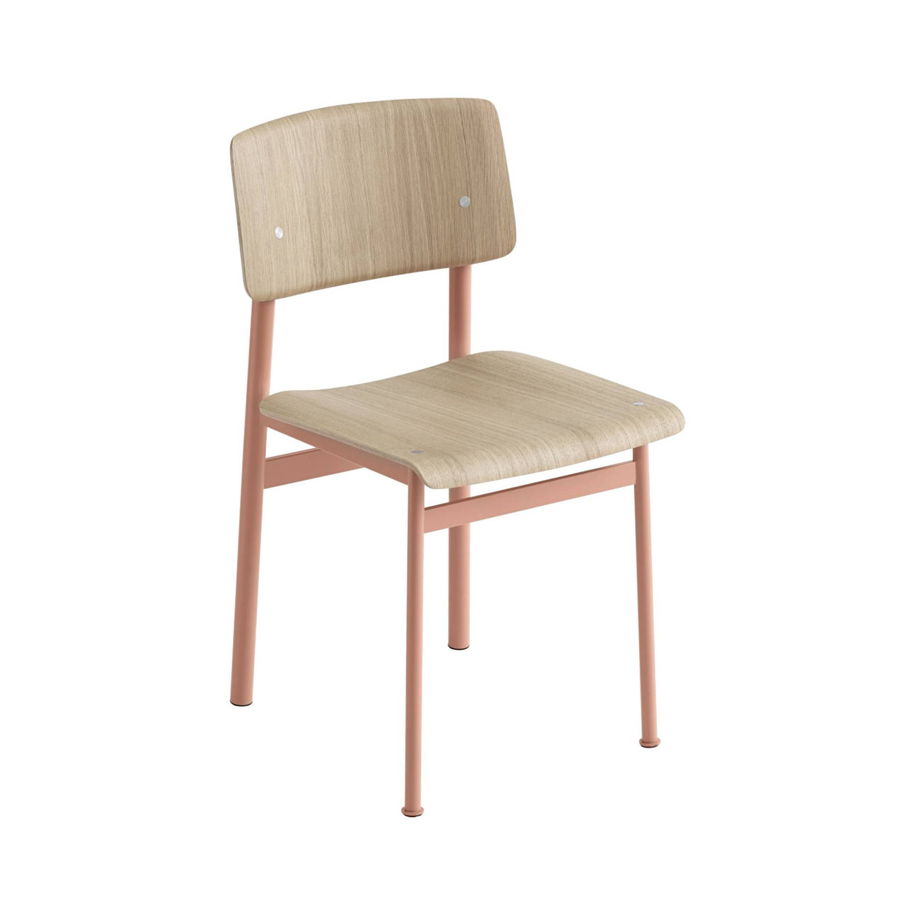 Loft Chair: Dusty Rose + Oak