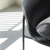 Drape Lounge Chair: High + Steel Base