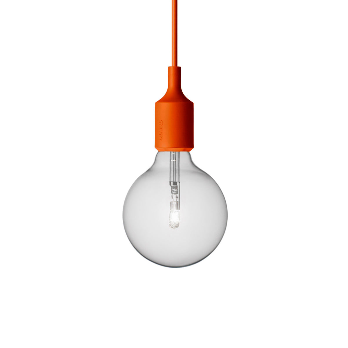 E27 Pendant Lamp: Orange