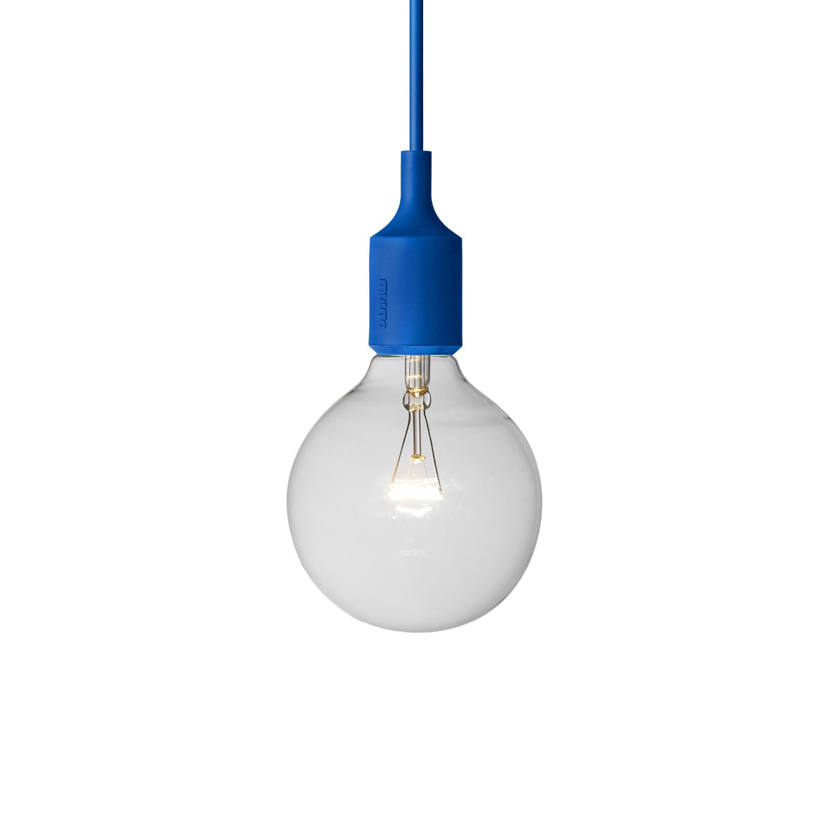 E27 Pendant Lamp: Blue
