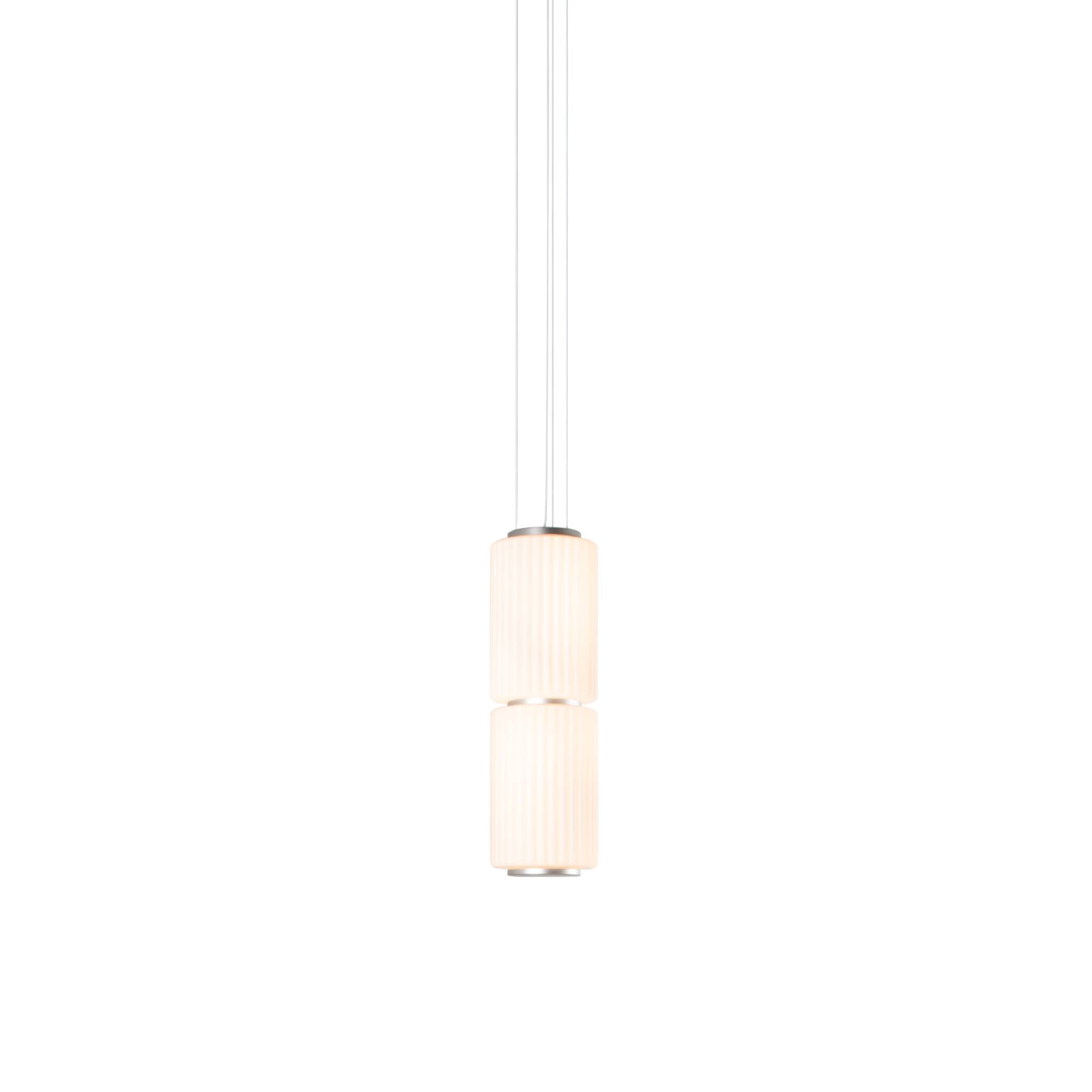 Column 175 Vertical Pendant: 2 Units + Ivory