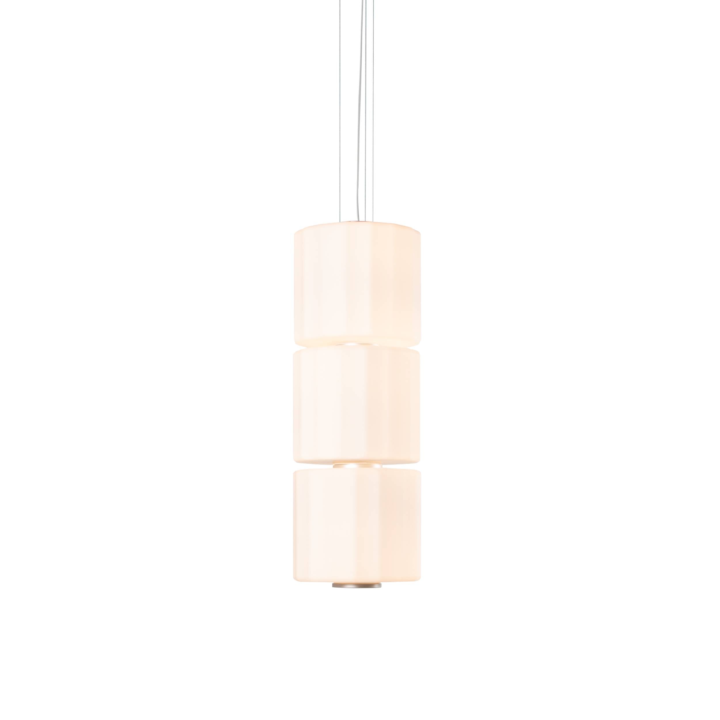 Column 300 Vertical Pendant: 3 Units + Ivory