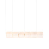 Column 300 Horizontal Pendant: 6 Units + Ivory