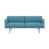 Outline 2-Seater Sofa: Black