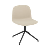 Visu Wide Chair: Swivel Base + Upholstered