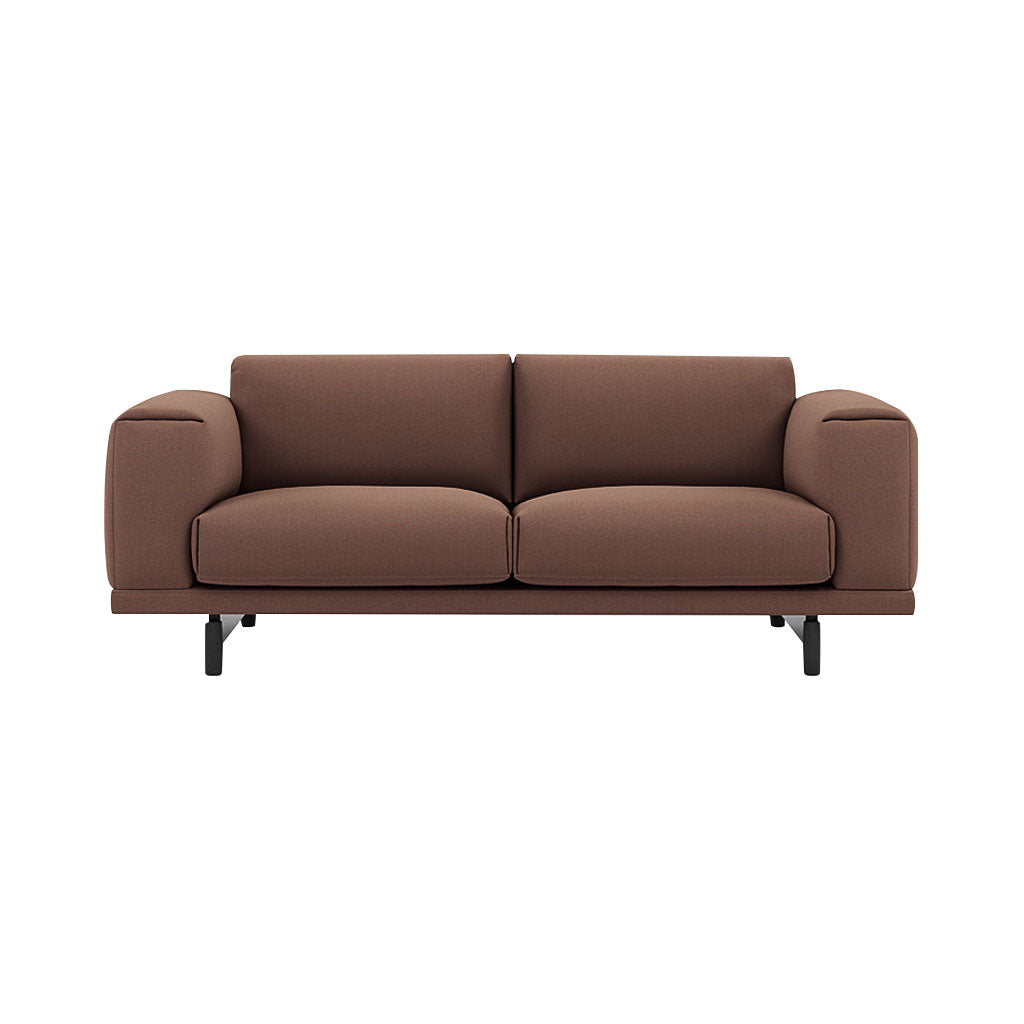 Rest Sofa: 2 Seater + Black