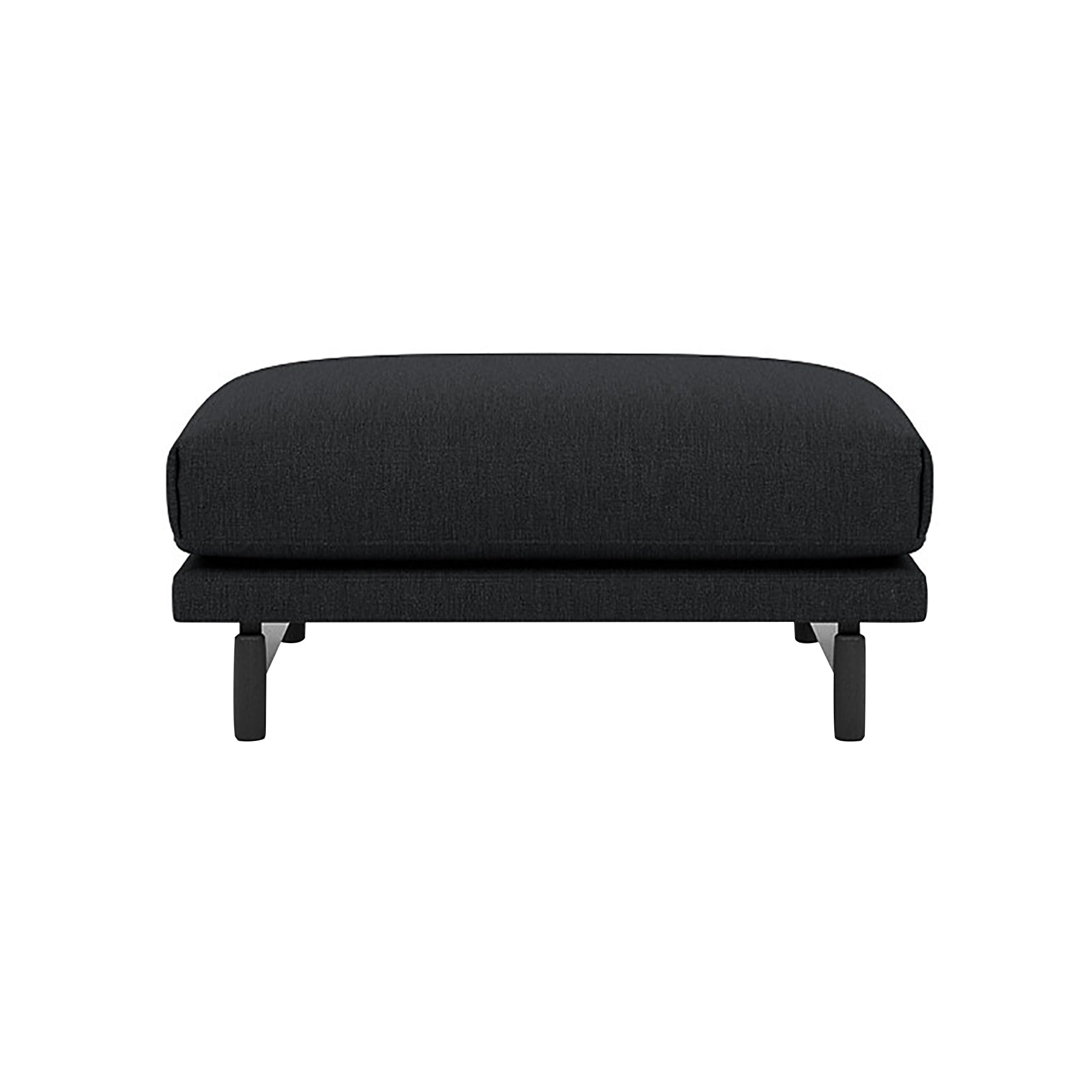 Rest Pouf: Black Stained Oak