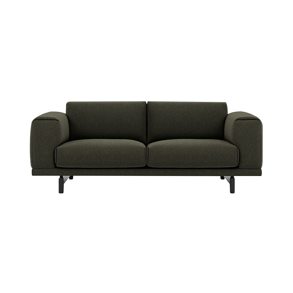 Rest Sofa: 2 Seater + Black