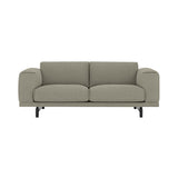 Rest Sofa: 2 Seater + Black