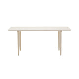 CH011 Coffee Table: High + White Oiled Oak