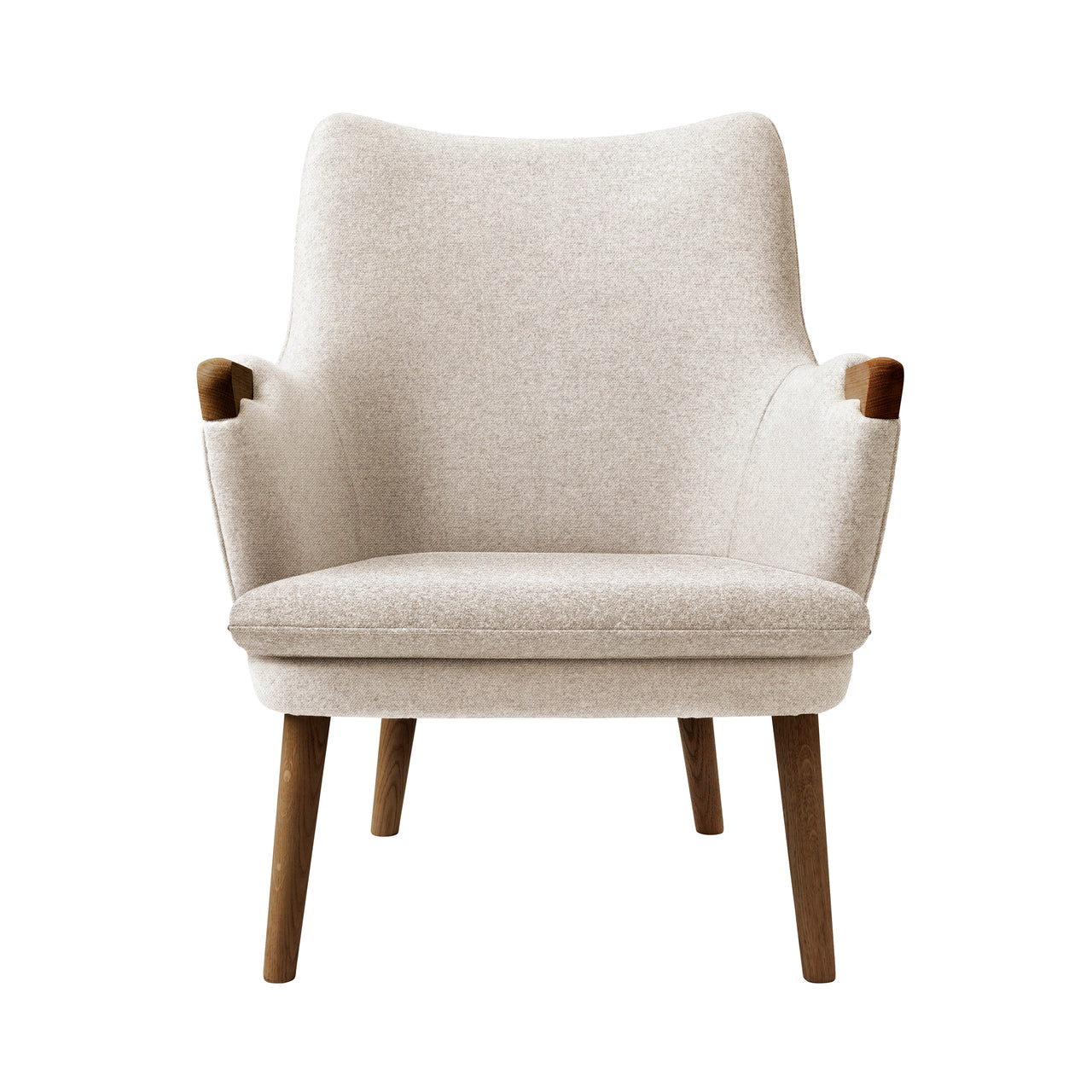 CH71 Lounge Chair: Oiled Walnut