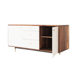 Mandelbrot Credenza: Walnut