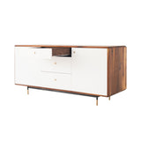 Mandelbrot Credenza: Walnut