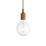 E27 Pendant Lamp: Clay Brown