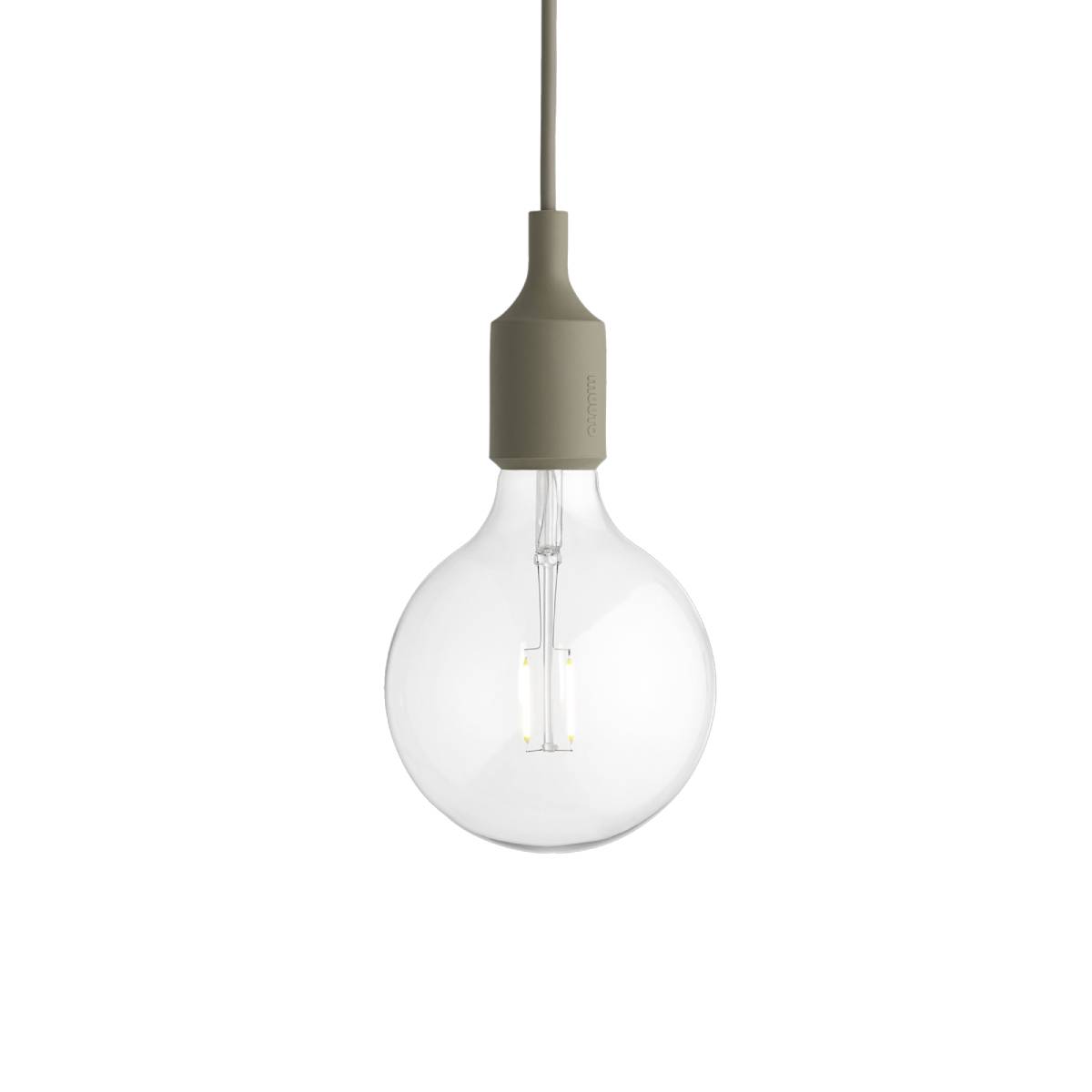 E27 Pendant Lamp: Olive