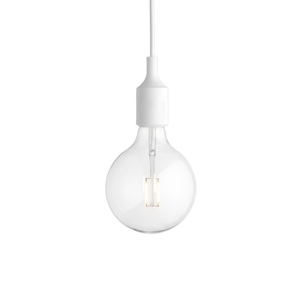 E27 Pendant Lamp: White