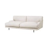 Flaneur Sofa: 2 Seater + Black Matt