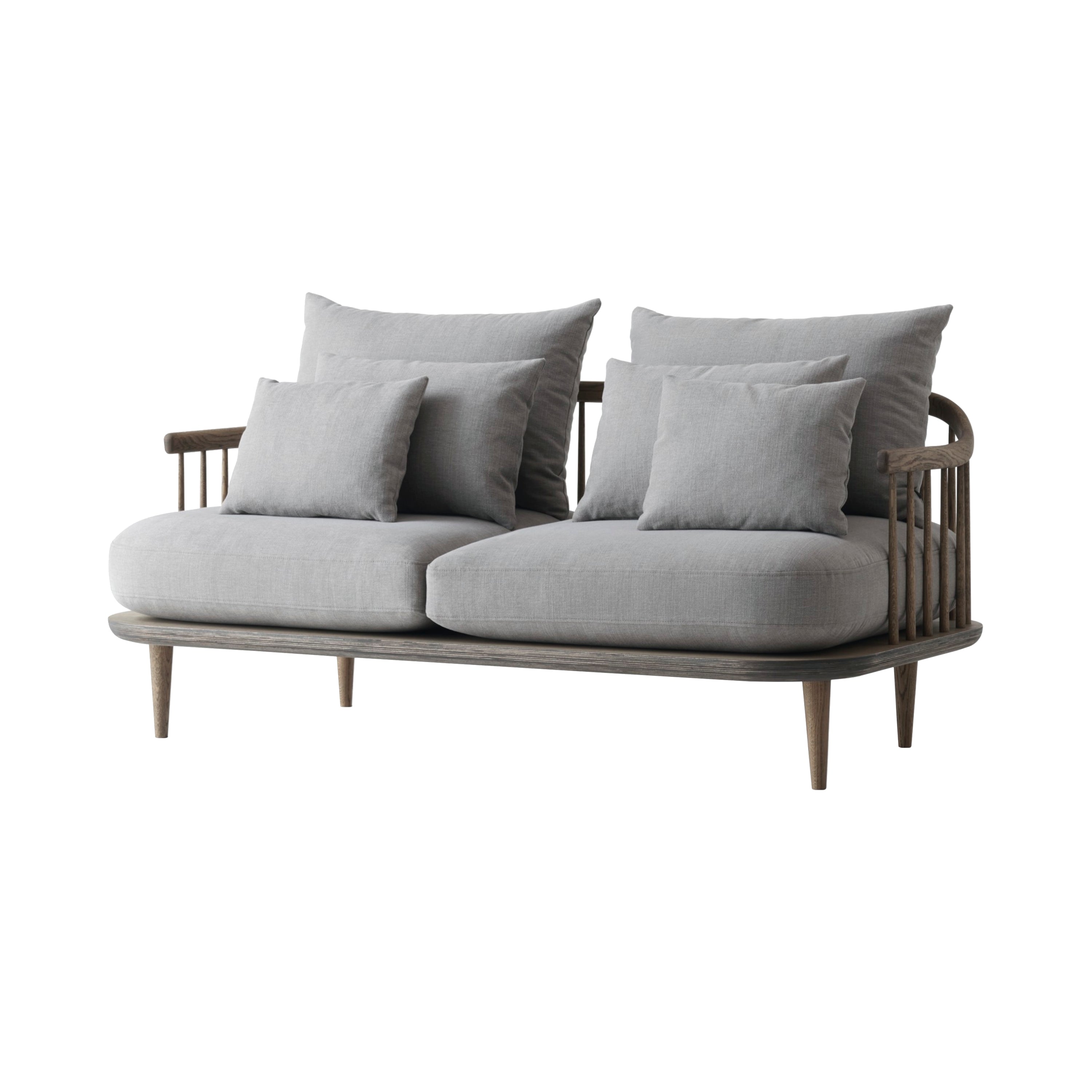 Fly Series SC2 Sofa: Smoked Oiled Oak