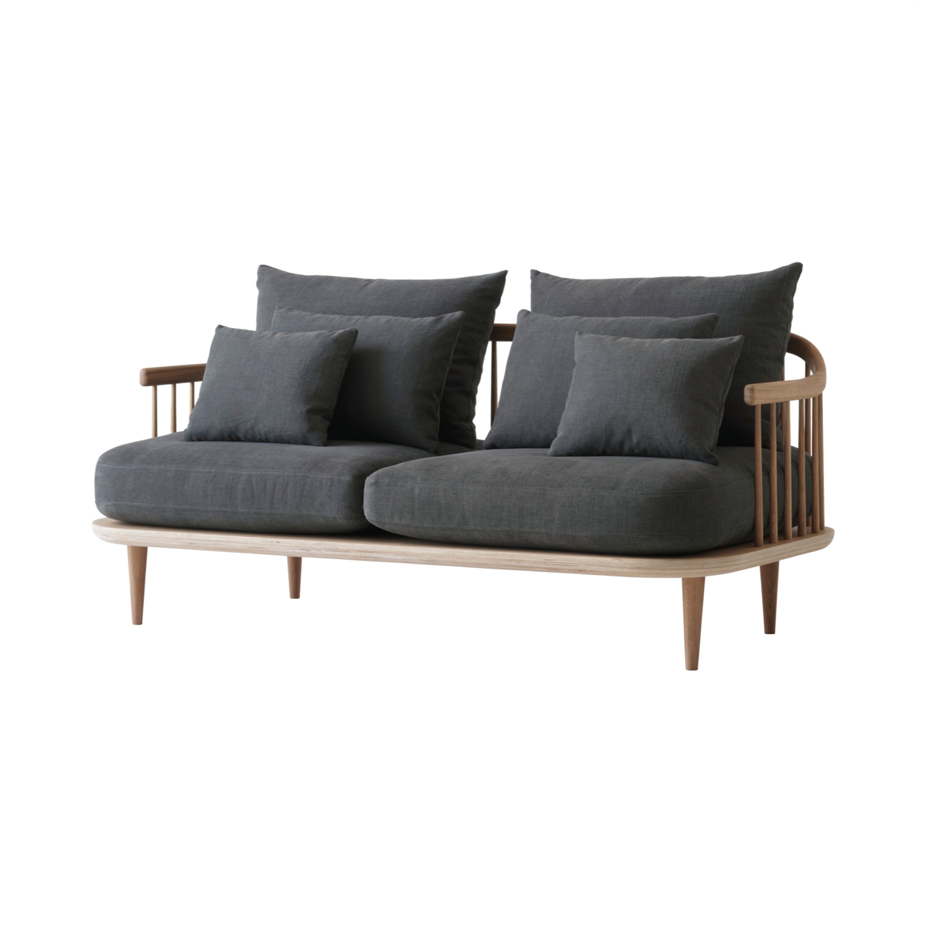 Fly Series SC2 Sofa: Oiled Oak