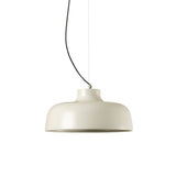 M68 Pendant Lamp: White Matte Aluminum + White