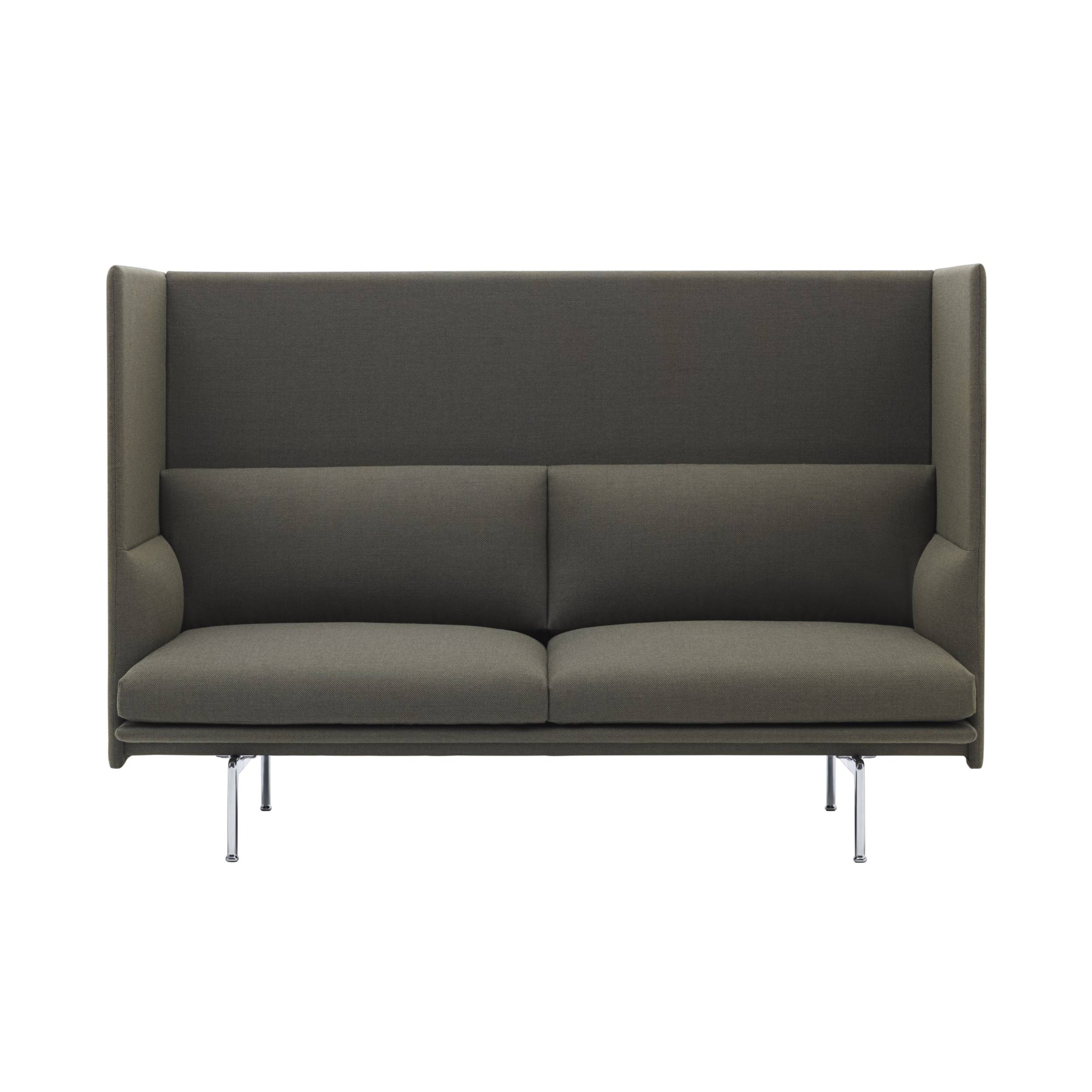 Outline Highback 2-Seater Sofa: Large - 47.2