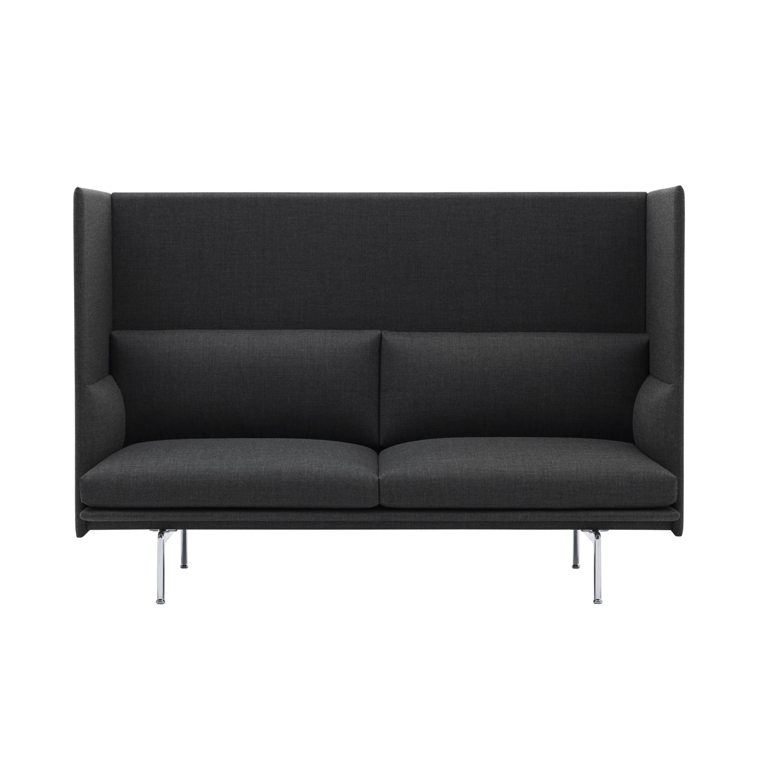 Outline Highback 2-Seater Sofa: Large - 47.2