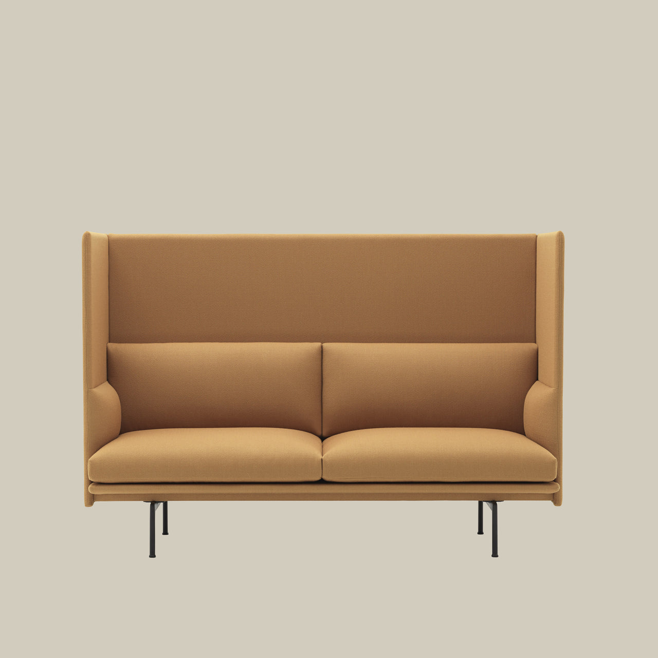 Outline Highback 2-Seater Sofa: Small