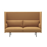 Outline Highback 2-Seater Sofa: High + Black