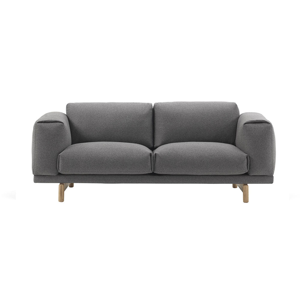 Rest Sofa: 2 Seater + Natural Oak