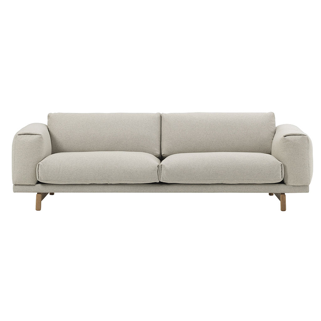 Rest Sofa: 3 Seater + Natural Oak