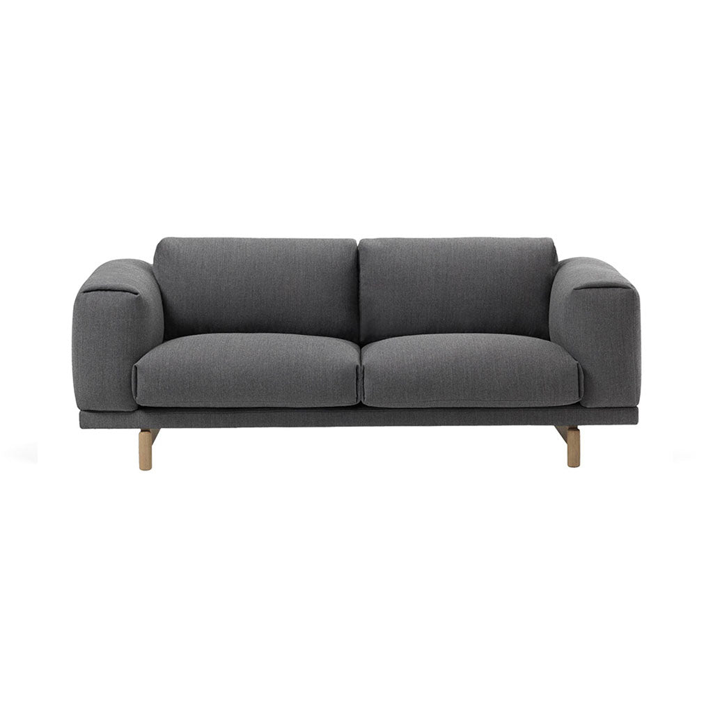 Rest Sofa: 2 Seater + Natural Oak