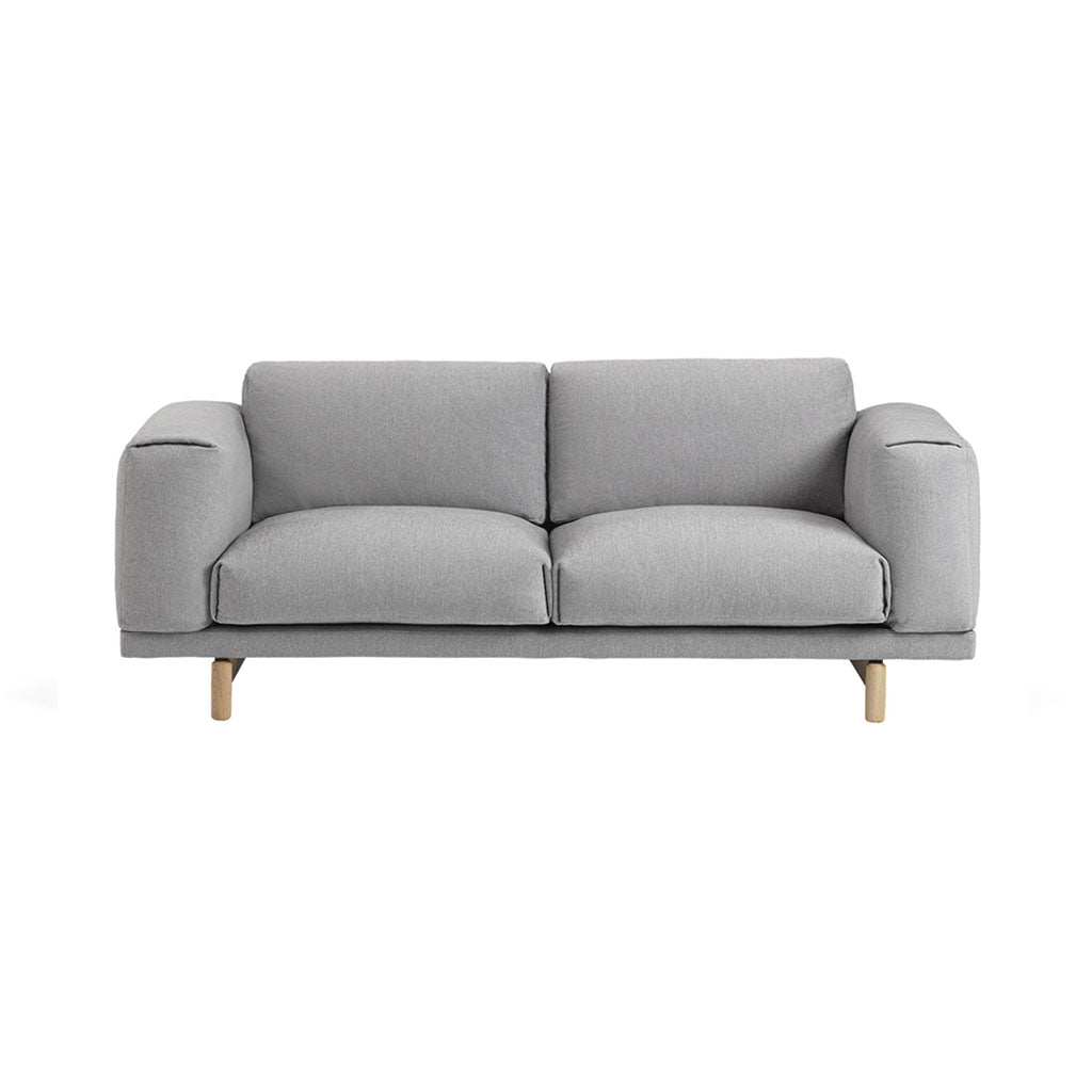 Rest Sofa: 2 Seater + Natural Oak