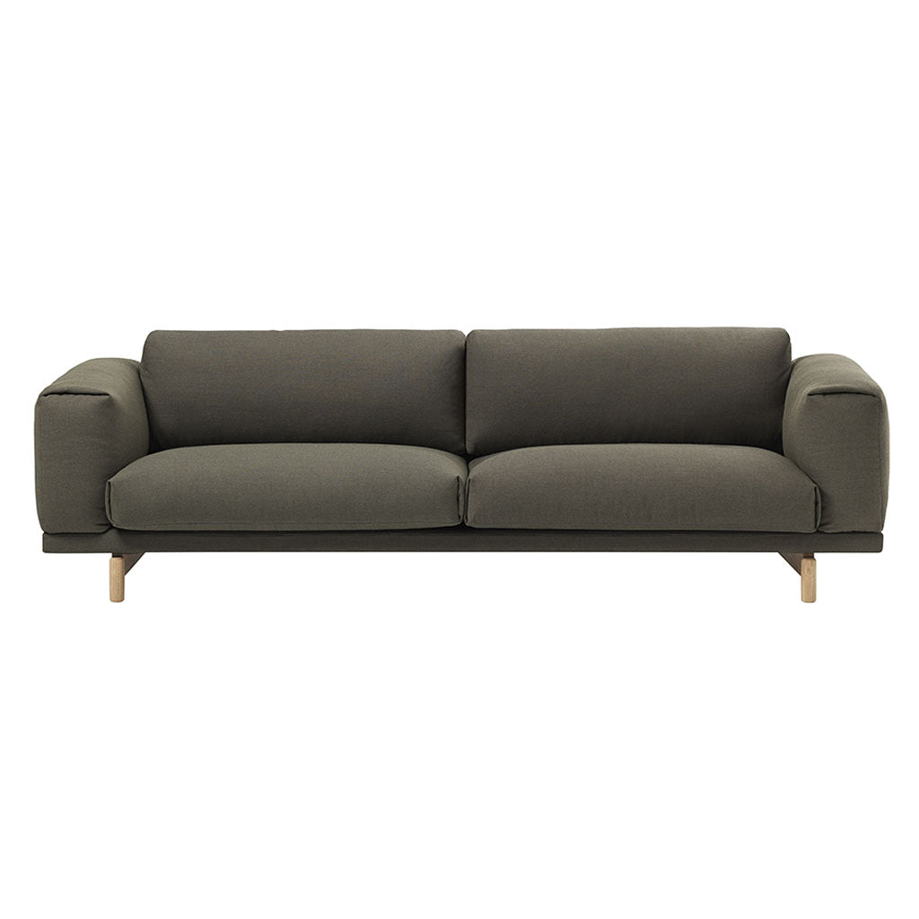 Rest Sofa: 3 Seater + Natural Oak