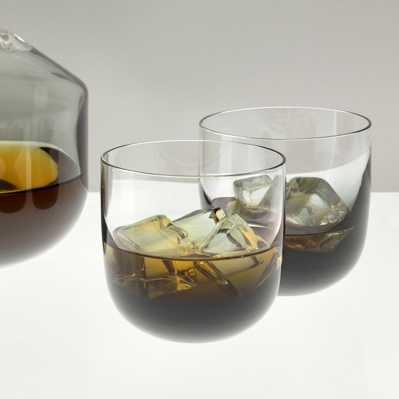 Tank Whiskey Glass Set: Black