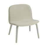 Visu Lounge Chair: Upholstered + Grey