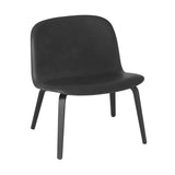 Visu Lounge Chair: Upholstered + Black