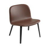 Visu Lounge Chair: Upholstered + Black