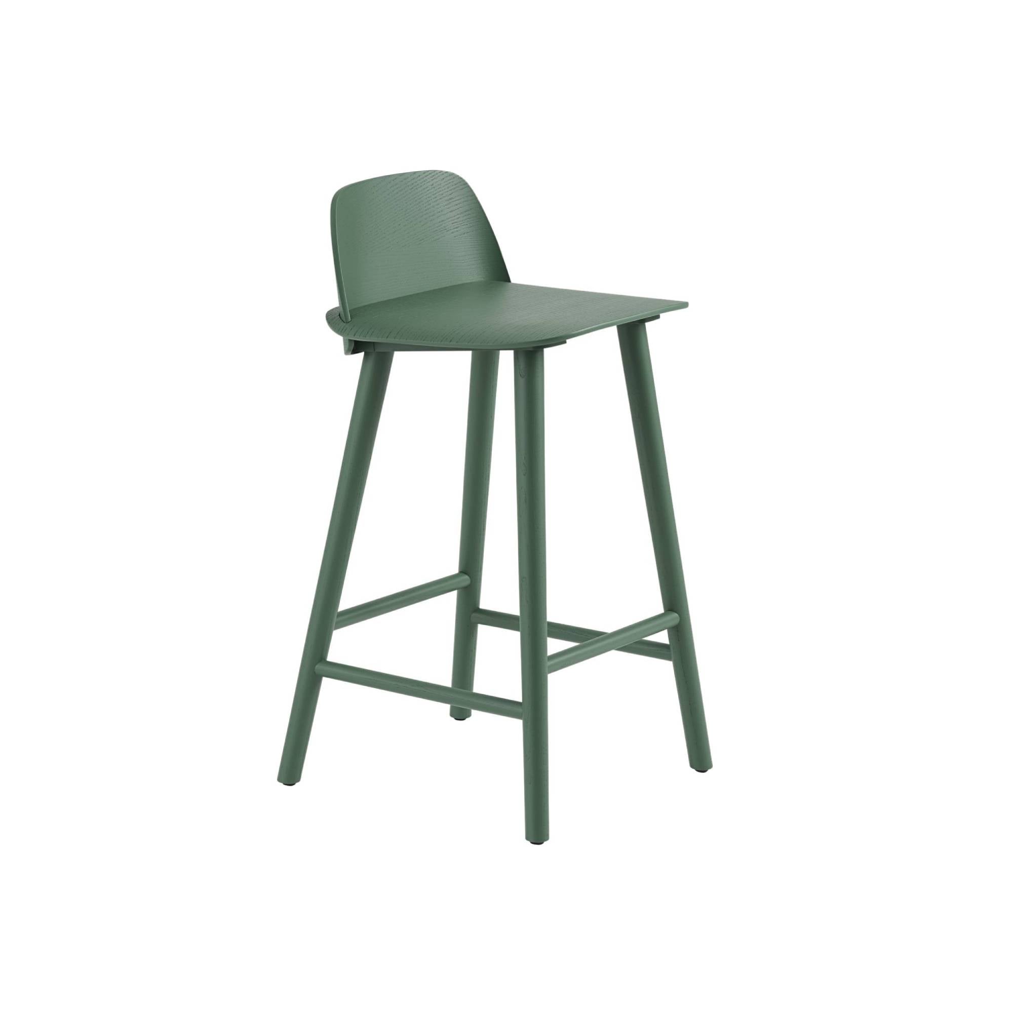 Nerd Bar + Counter Stool: Counter + Green