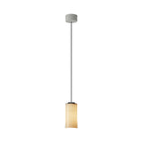 Cirio Simple Pendant Lamp: White Porcelain + White