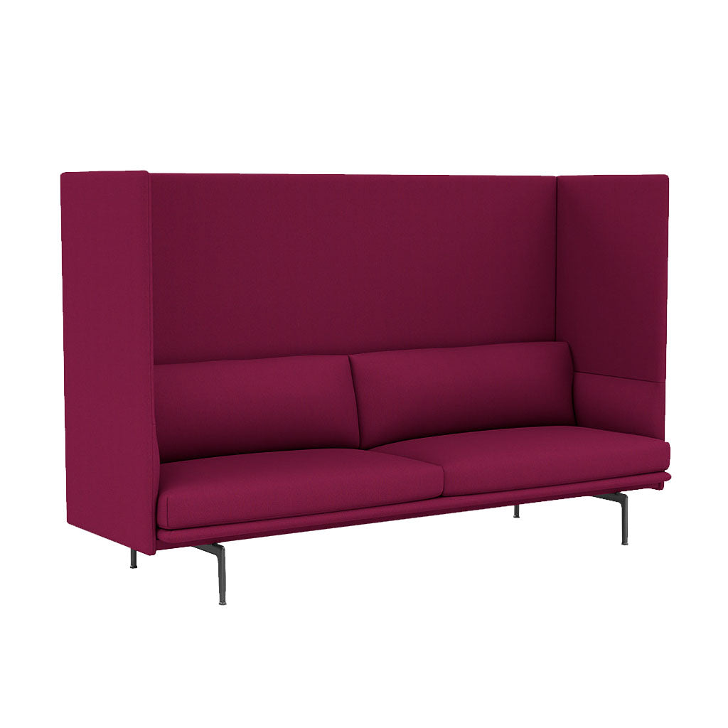 Outline Highback 3-Seater Sofa: Small - 45.3