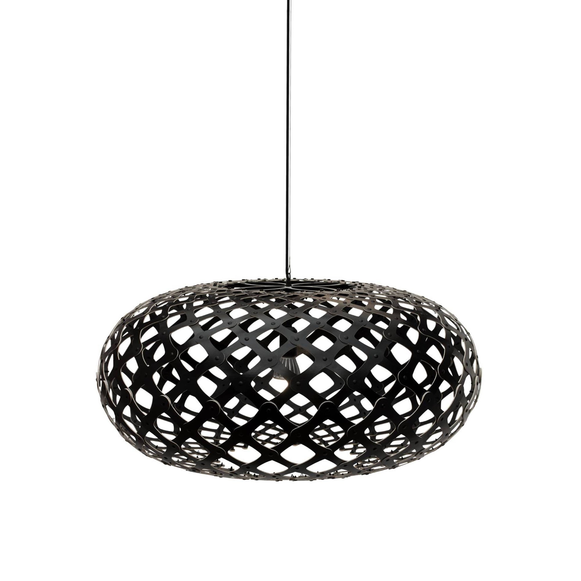 Kina Pendant Light: Large + Black + Black