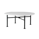 Carmel Lounge Table: Outdoor + Clam White