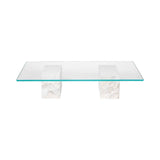 Mineral Coffee Table: Bianco Curia