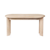 Bevel Bench: White Oiled Oak