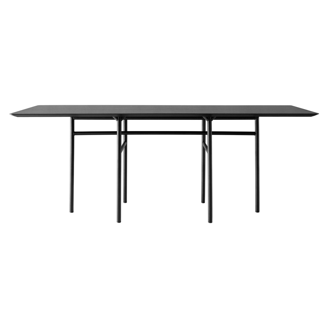 Snaregade Rectangular Table: Black Oak Veneer