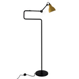 Lampe Gras N°411 Lamp: Yellow + Round