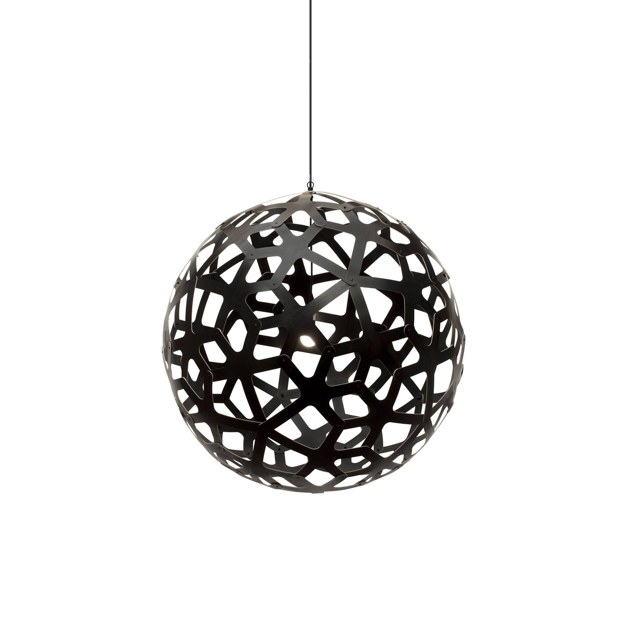 Coral Pendant Light: Extra Large + Black + Black