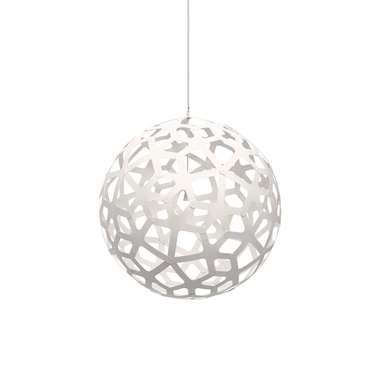 Coral Pendant Light: Extra Large + White + White